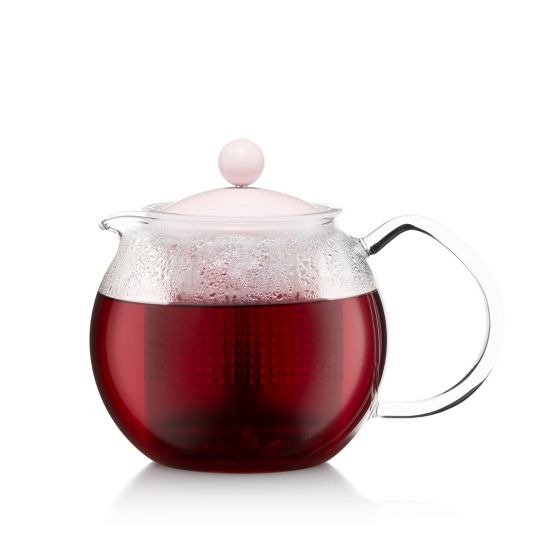 阿萨姆茶壶+粉色顶盖 0.5L