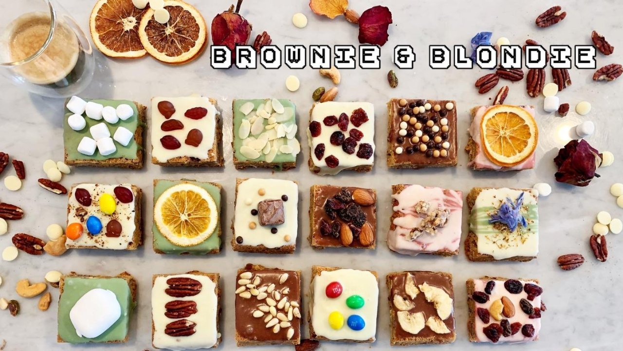 经典美式甜心｜ 「布朗尼Brownie & 布朗迪Blondie」 甜蜜一次送给你💕💕💕