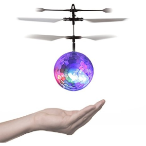 白菜价：OCDAY 手控感应音乐发光水晶球直升机