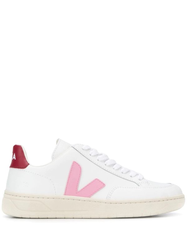 V10 粉色小白鞋