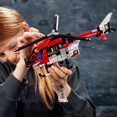 $34.97包邮(指导价$42.48) 325块积木史低价：LEGO Technic系列二合一 救援飞机、概念飞机42092