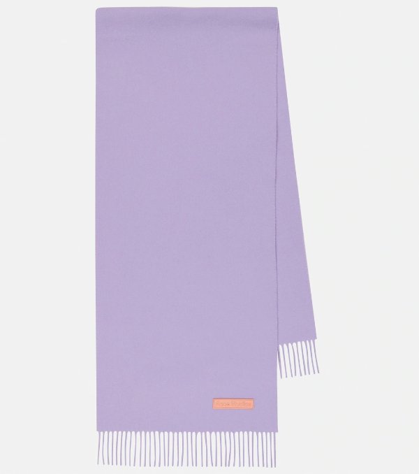 香芋紫标签围巾