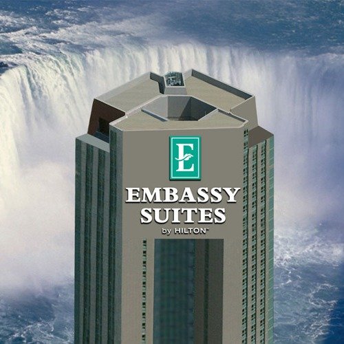 Niagara瀑布附近希尔顿Embassy Suites 一晚住宿