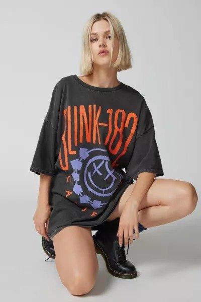 Blink 182 T 恤连衣裙