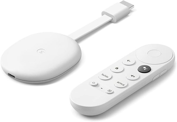 Chromecast 带TV 智能电视播放器 4K 版