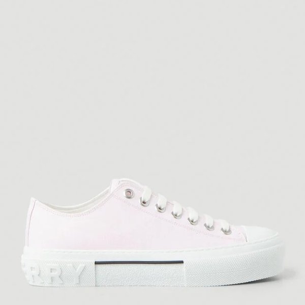 粉色小白鞋