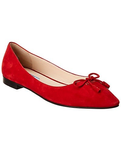 红色芭蕾舞平底鞋