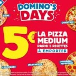 Domino's Days：达美乐比萨精选5款经典口味 优惠价大放送