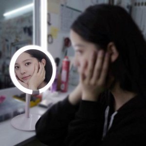 AMIRO 化妆镜 可充电 手术级LED自然光 美妆达人必备