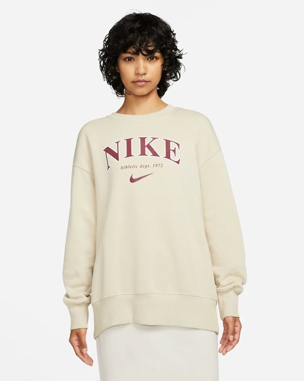 Nike Sportswear Phoenix Fleece Women's Oversized Crew-Neck Sweatshirt. Nike CA