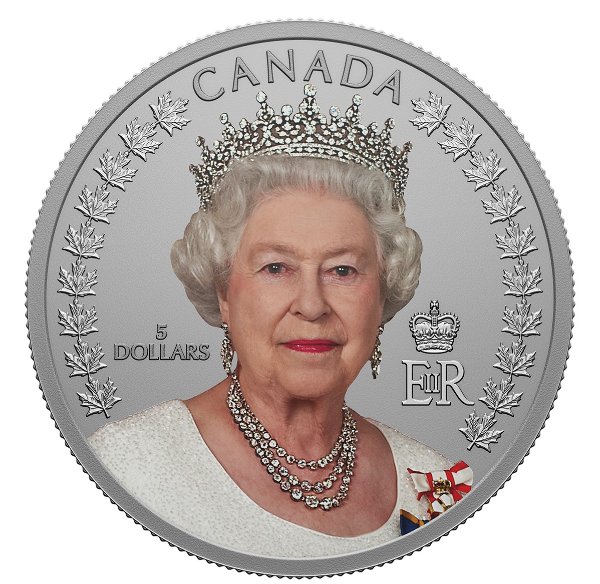 ¼ oz. 纯银女王肖像币