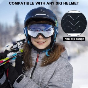 闪购：Findway 儿童滑雪护目镜 防紫外线防雾
