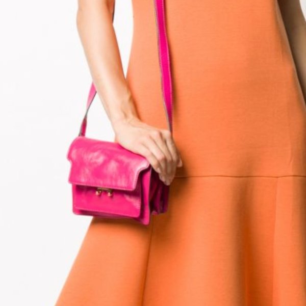 Sale Marni mini Trunk crossbody bag pink | MODES