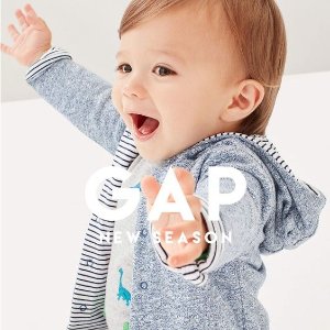 限今天：Gap 童装大促 小帽$2 米妮毛衣$11 满$25免邮