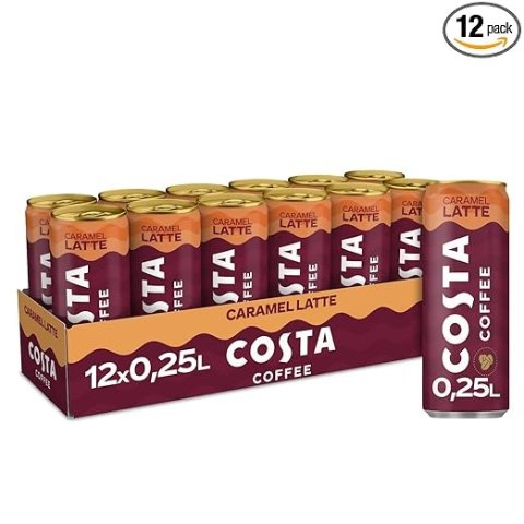 COSTA COFFEECaramel Latte (12 x 250 ml)