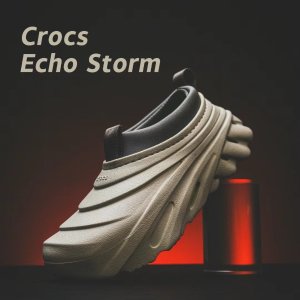 5色可选 潮人看过来新品上市：Crocs 暴风波波鞋🌪️Echo Storm 已上线！