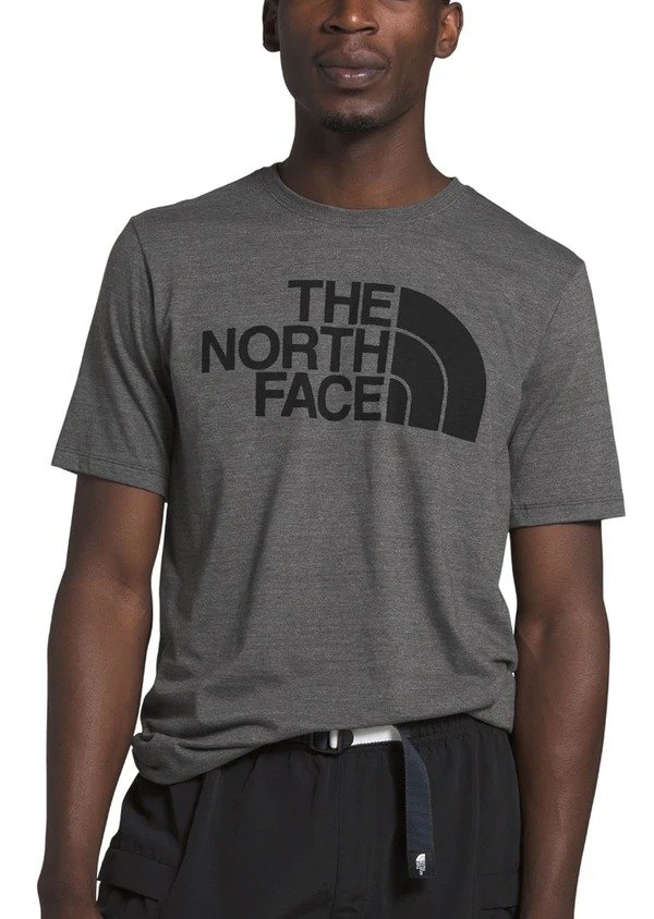 The North Face 男款灰色logo短袖