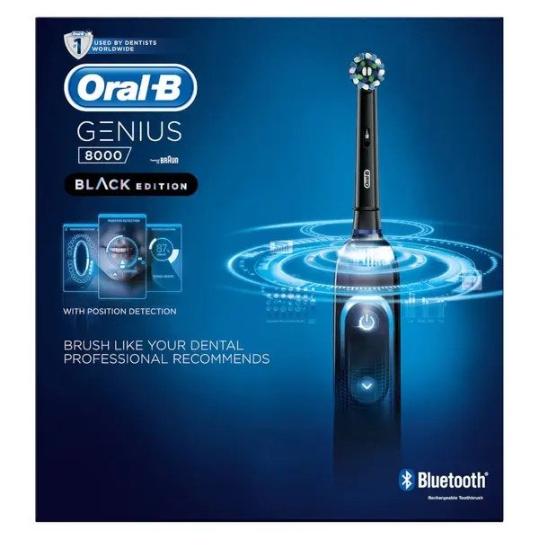 Oral-B Genius 8000 黑色电动牙刷！