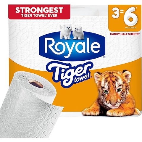 Royale Tiger 强力加厚厨房纸 3卷