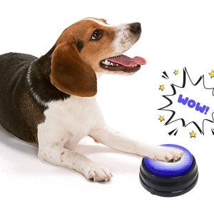 Decdeal 录音按键器4个 训练宠物交流 适合狗狗和猫咪训练
