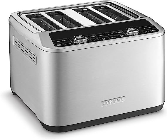 Cuisinart CPT-540C 4 片智能电动烤面包机, 7种焦黄程度可设置, 可烤多种类型面包