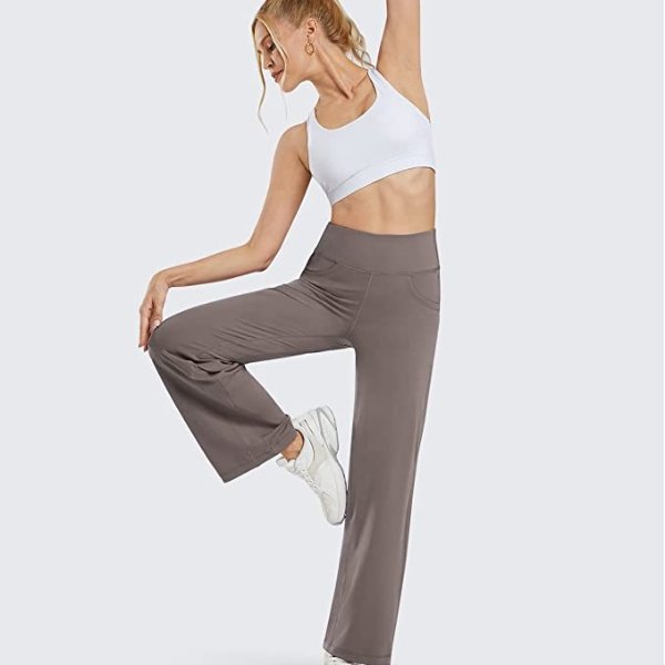 Promover Women Wide Leg Yoga Pants High Waist Stretch Workout