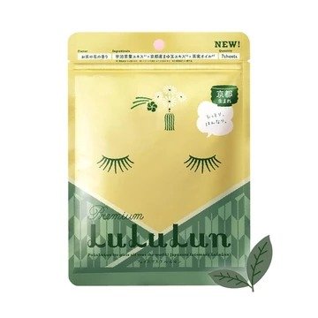 LULULUN 关西茶花补水保湿润白面膜 1包装/5包装