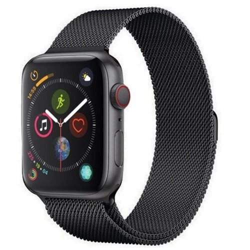 Apple Watch S4 (Cellular) 44mm Space Grey Al Case w/ Black