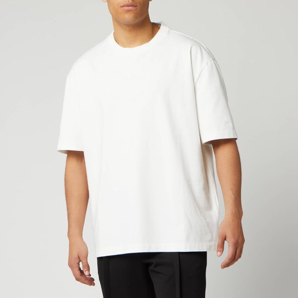Men's Heavy Cotton Jersey T-Shirt - Off White