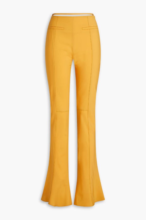 橘黄色喇叭裤