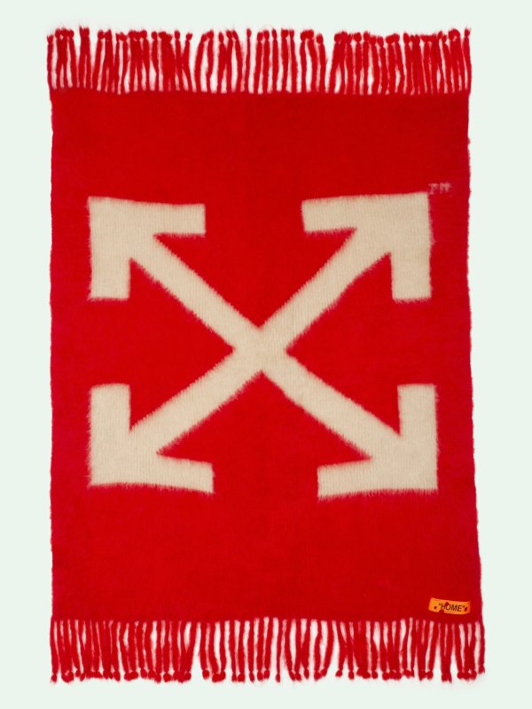新年红 经典箭头标羊毛毯