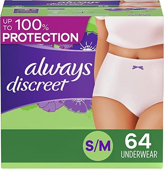 Discreet 一次性安全内裤 S/M码 64个