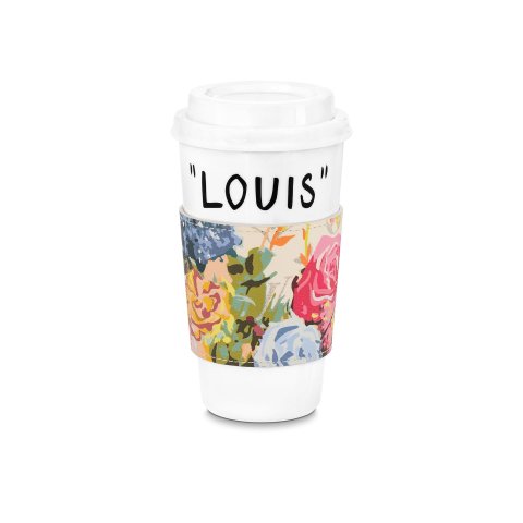 Louis LV 花朵马克​​杯
