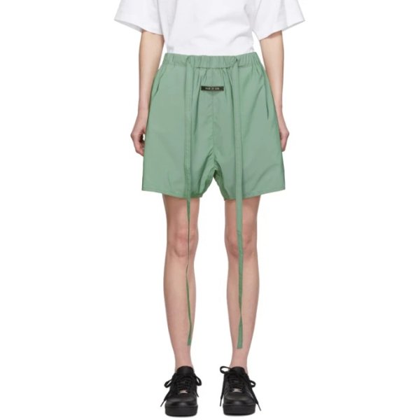 绿色3M反光短裤