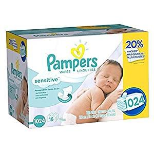 Pampers 敏感型婴儿湿巾 1024片