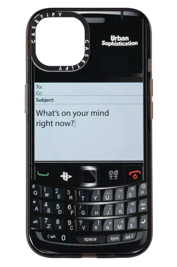 黑色 BB Talk Customizer iPhone 13 手机壳