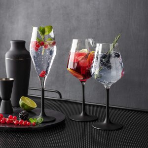 Villeroy&Boch 唯宝 玻璃杯清仓 浓浓艺术风 高脚红酒杯€29收4件