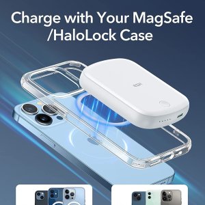 史低价：ESR HaloLock Mag-Safe 磁性无线充电电池 10000mAh
