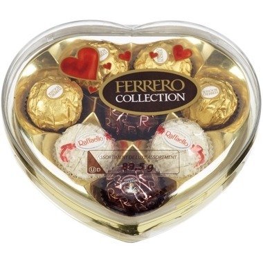 费列罗情节人心形巧克力盒
