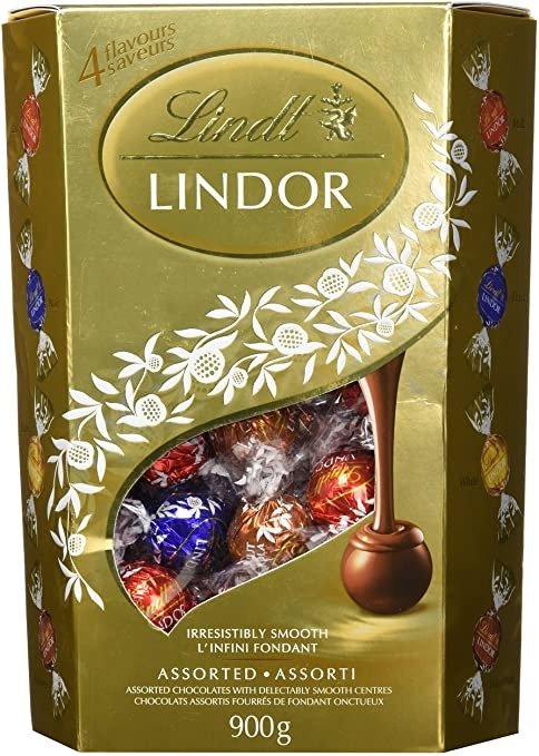 Lindor 四种口味软心巧克力球