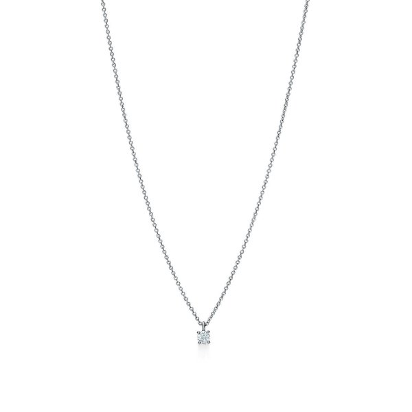 Tiffany solitaire 小钻石项链