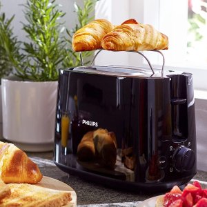 Philips 多功能烤面包机好价收 8个火力档位 还有解冻功能