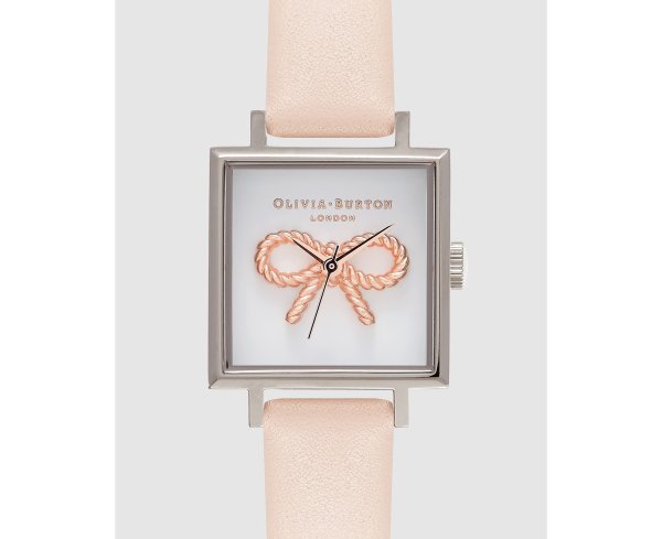 蝴蝶结方形手表
