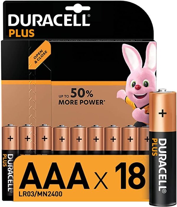 Duracell Plus 18 节 AAA 1,5 