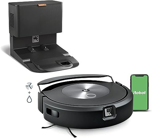 旗舰款® Roomba Combo™ j7+ 自吸式机器人真空吸尘器拖地二合一，自动避障，支持Alexa