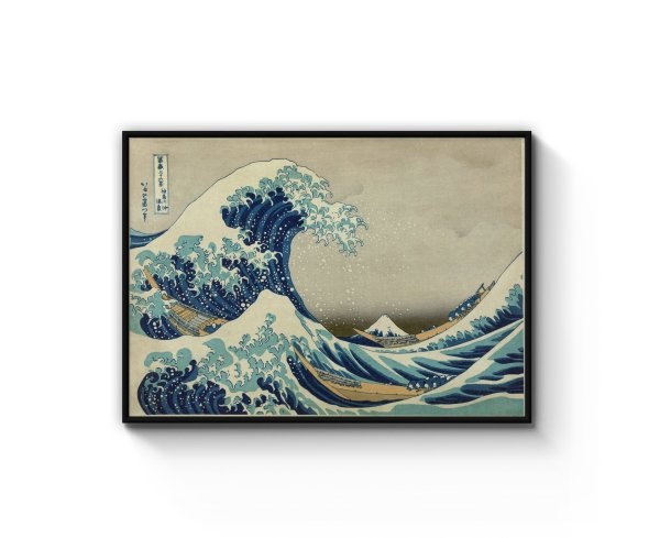 The Great Wave off Kanagawa by Hokusai无框