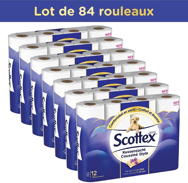 Sottex 三层厕纸84卷装 柔软触感呵护你的肌肤