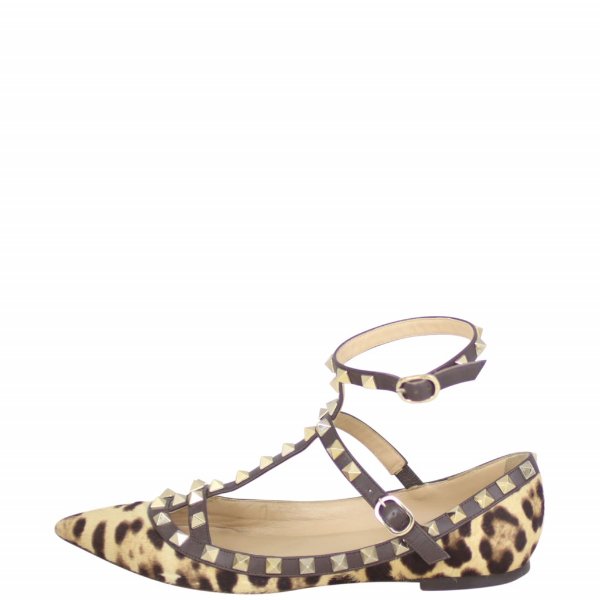 Rockstud Cage Ballet Flats