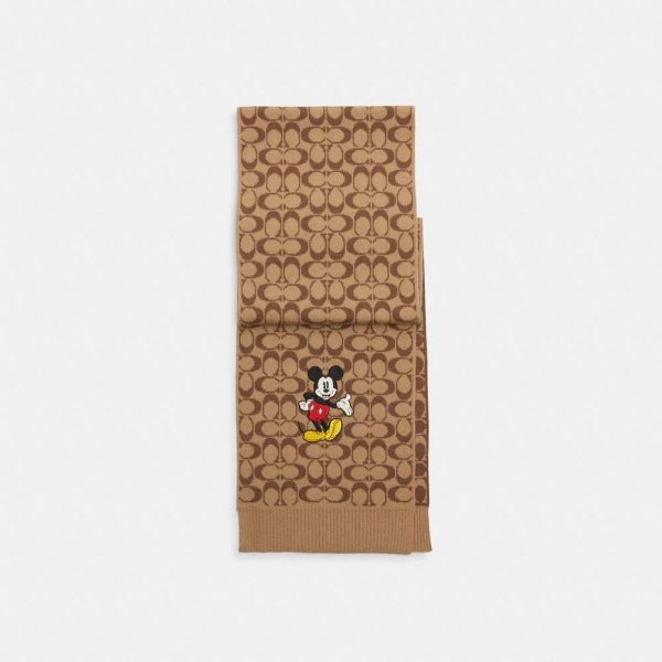 Disney X Coach 签名米老鼠羊毛围巾