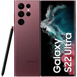 SamsungGalaxy S22 Ultra Smartphone 256GB, Burgundy